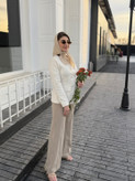 شلوار زنانه ژیوار پارچه گاباردین اعلا و مغذی دوزی سایزبندی